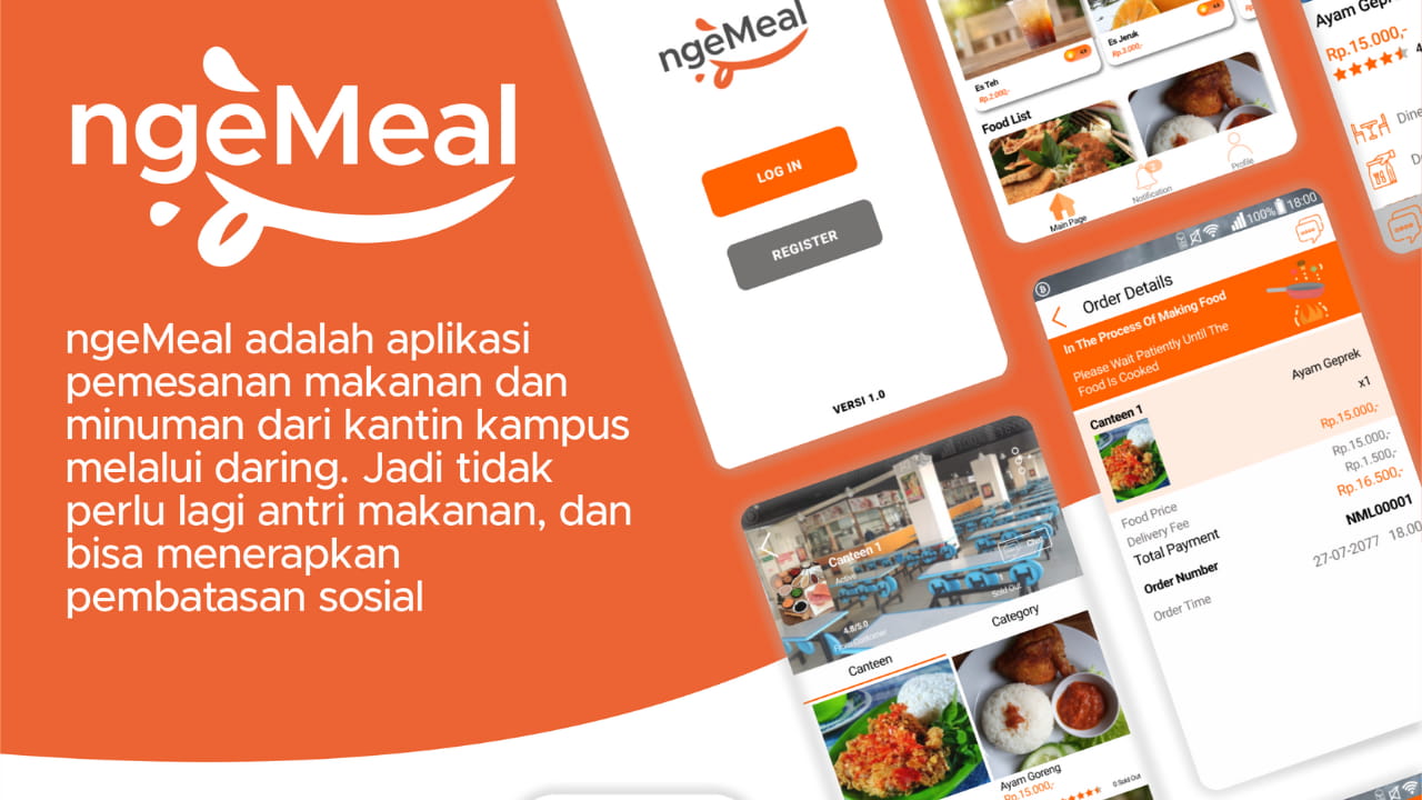 ngeMeal campus food delivery project